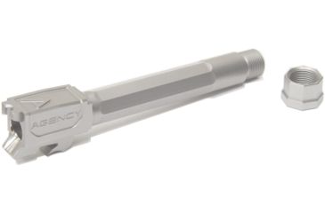 Image of Agency Arms Premier Line Compatible Non-Threaded Pistol Barrels, Smith &amp; Wesson M&amp;P9, 4.25in, Silver, PLMPFSS