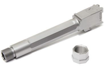 Image of Agency Arms Premier Line Compatible Smith &amp; Wesson M&amp;P9 Pistol Barrels Threaded, 4.25in, Silver, PLMPT/FSS