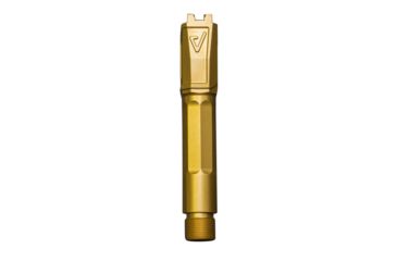 Image of Agency Arms Premier Line Compatible Non-Threaded Smith &amp; Wesson M&amp;P9 Shield Pistol Barrels, Gold, PLMPSFTiN