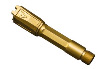 Image of Agency Arms Premier Line Compatible Non-Threaded Smith &amp; Wesson M&amp;P9 Shield Pistol Barrels, Gold, PLMPSFTiN