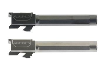 Image of Agency Arms Premier Line Match Grade Drop-In Barrel, Fluted, Glock 19, Black, Gold, Stainless Steel, Titanium Nitride