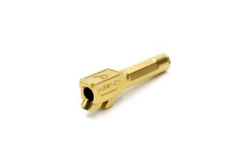 Image of Agency Arms Premier Line Match Grade Drop-In Barrel, Fluted, Glock 26, Gold, Titanium Nitride PLG26FTiN
