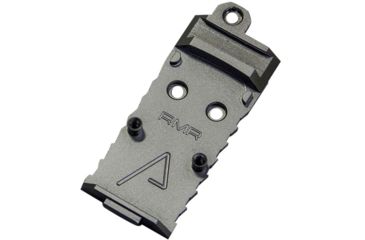 Image of Agency Arms RMR Iron Forward Red Dot Sight Mount for Glock, AOS Plates, Black, G-AOS-RMRDTF