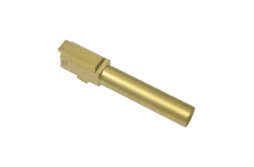 Image of Agency Arms Syndicate Drop-In Match Grade Barrel, Glock 19 Gen1-4, 1-10 Twist, Titanium Nitride, Gold, SYN19NTTiN