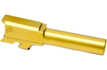 Image of Agency Arms Syndicate Drop-In Match Grade Barrel, Glock 43, 1-10 Twist, Titanium Nitride, Gold, SYN43NTTiN