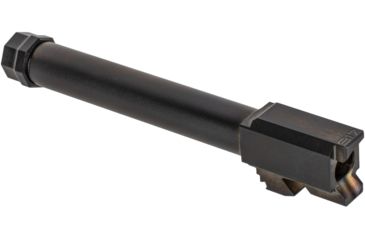 Image of Agency Arms Syndicate Drop-In Match Grade Barrel, Threaded, Glock 17 Gen1-4, 1-10 Twist, 1/2x28, Thread Protector, DLC, Black, SYN17TDLC