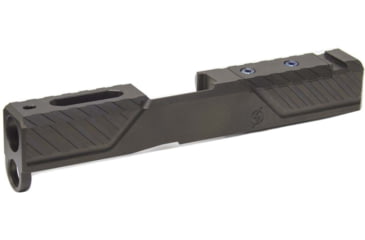 Image of Agency Arms Syndicate S1 Glock 43/43X Stripped Pistol Slide, Black, SYN-43S1