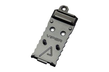 Image of Agency Arms Viper Red Dot Sight Mount Plate for Glock, Iron Forward, AOS Plates, Black, G-AOS-VPRDTF