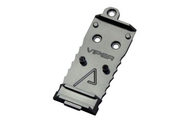 Image of Agency Arms Viper Standard Red Dot Sight Mount Plate for Glock, AOS Plates, Black, G-AOS-VPR