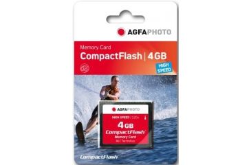 Image of AGFAPhoto Compact Flash Card 4GB - AP4GBCF250X