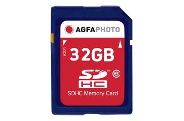 Image of AGFAPhoto SDHC Memory Card, 32GB, Class 6 AP32GIGSDHCCL6