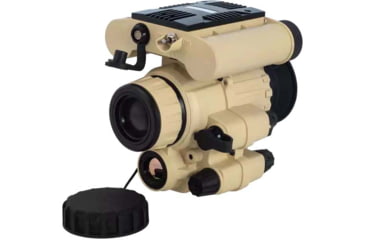 Image of AGM Global Vision F14-3APW Fusion Night Vision and Thermal Monocular, 640x512, 50 Hz, Mil-Spec Elbit or L3 Gen 3 FOM 2000 Plus, P45-White Phosphor IIT, Sand, 7152522121012F14