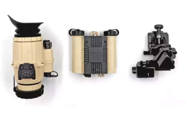 Image of AGM Global Vision F14-3APW Fusion Night Vision and Thermal Monocular, 640x512, 50 Hz, Mil-Spec Elbit or L3 Gen 3 FOM 2000 Plus, P45-White Phosphor IIT, Sand, 7152522121012F14