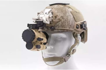 Image of AGM Global Vision F14-AP Fusion Night Vision and Thermal Monocular, 640x512, 50 Hz, Advanced Performance Photonis FOM1800-2300, Gen 2 Plus, P43-Green Phosphor IIT, Sand, 7152521111012F14