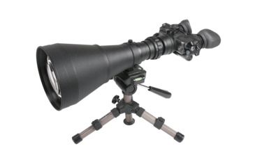 Image of AGM Global Vision FoxBat-LE10 Night Vision Bi-Ocular, Mil-Spec, 9.6x, Gen 2+ White Phosphor, /w Sioux850 Long-Range Infrared Illuminator, Black 13FXL922254011