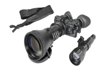Image of AGM Global Vision FoxBat-LE6 NL2 Night Vision Bi-Ocular W/Sioux850 Long-Range Infrared Illuminator, 5.6x, Gen 2 Plus, Level 2, Black, 11.1 6.0 3.8, 13FXL622283021