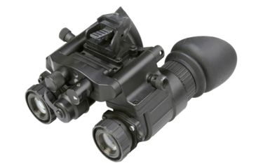 Image of AGM Global Vision NVG50 1/3x19mm Dual Tube Night Vision Goggle/Binocular 51 degree FOV Gen 2+, F/1.26, Level 1, Black, 12NV5122453011