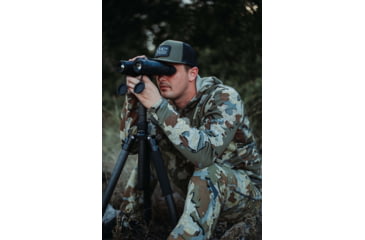 Image of AGM Global Vision ObservIR CMOS 5.5-22x25mm Thermal Imaging Binocular w/built-in Laser Range Finder, 50 Hz, 256x192, Black, OBSE25-256-LRF