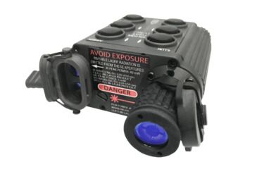 Image of AGM Global Vision RMSAL Squad Aiming Laser, Rifle-Mounted, IR Laser + Green/Red Visible Laser + IR Illuminator, Black 503RMSALPRGDE1