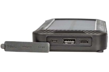 Image of AGM Global Vision Universal Power Bank w/ Solar Panel, 10,000 mAh, Black, 6308EPB1