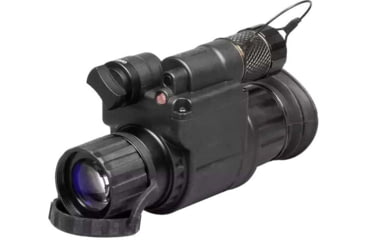 Image of AGM Global Vision Wolf-14 NL1 1x25mm Night Vision Monocular, Gen 2+, Level 1, Green Phosphor, 42 Degrees, Black, 11W14122153011