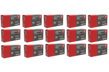 Image of Aguila Ammunition 5.56x45mm NATO Ammo 55 Grain FMJ Brass Case Rifle Ammo, 450 Rounds, 1E556155-BP
