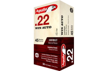 Image of Aguila Ammunition Aguila .22 Winchester Auto 45gr. Lrn Eley Primed 50-pack