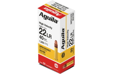 Image of Aguila Ammunition Aguila Ammo .22lr Case Lot High Vel. 40gr Ldrn 2000rd Case