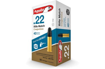 Image of Aguila Ammunition Aguila Ammo .22lr Case Lot Rfl Match 40gr Ldrn 1000rd Cas