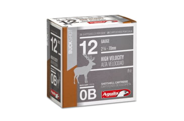 Image of Aguila Ammunition Aguila Shotshell 12ga. 0bk. 25-pack