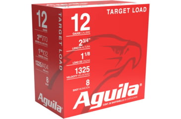 Image of Aguila Ammunition Competition 12 Gauge 1 1/8 oz 2 3/4in, Centerfire Shotgun Ammo, 25 Rounds, 1CHB1248