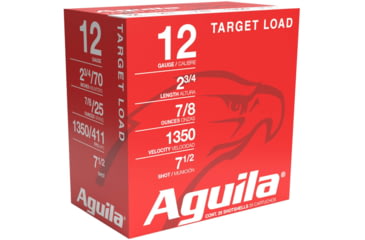 Image of Aguila Ammunition Competition 12 Gauge 7/8 oz 2 3/4in 7.5 Shot Centerfire Shotgun Ammo, 25 Rounds, 1CHB1250