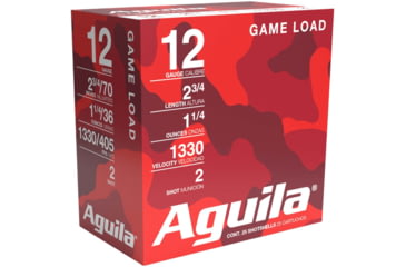 Image of Aguila Ammunition Field 12 Gauge 1 1/4 oz 2 3/4in Centerfire Shotgun Ammo, 25 Rounds, 1CHB1202