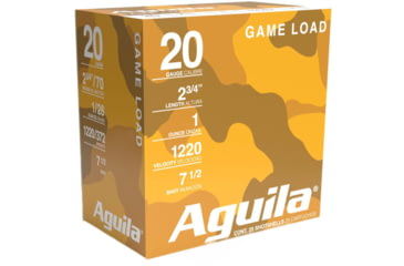 Image of Aguila Ammunition Field 20 Gauge 1 oz 2 3/4in Centerfire Shotgun Ammo, 25 Rounds, 1CHB2007