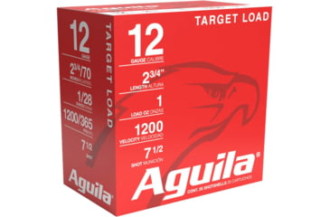 Image of Aguila Ammunition Shotshell 12 Gauge 1oz 7.5 Shot Shotgun Ammo, 25 Rounds, 1CHB1304