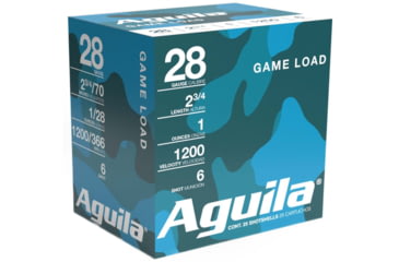 Image of Aguila Ammunition Shotshell 28 Gauge 1oz #6 Shotgun Ammo, 25 Rounds, 1CHB2836
