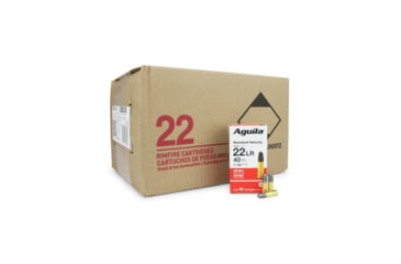 Image of Aguila Ammunition Standard .22 Long Rifle 40 Grain Solid Point Brass Cased Ammunition, AU1B220332C