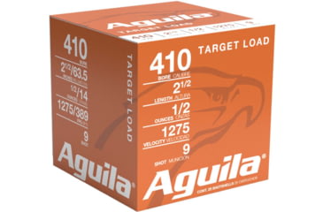 Image of Aguila Ammunition Sub-Gauge .410 Gauge 1/2 oz 2 1/2in 9 Shot Centerfire Shotgun Ammo, 25 Rounds, 1CHB4139