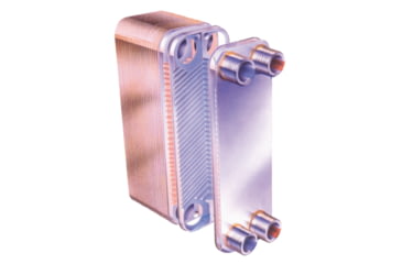 Image of AIC Alliance L Line Single Wall Brazed Plate Heat Exchanger 350 000 Btu/Hr 1in MPT, LB31-70XJ