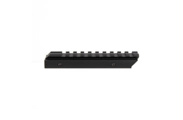 Image of AIM Sports Inc 1/4In High, 5In Long Riser Mount, Black, Small, MT012L