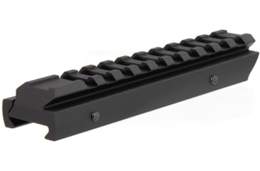 Image of AIM Sports Inc 1/4In High, 5In Long Riser Mount, Black, Small, MT012L