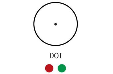 Image of AIM Sports Inc 1x20 Dual Illuminated Micro Dot Reflex Sight w/Adj Windage and Elevation Knob RTDT125, EDEMO1