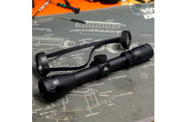 Image of AIM Sports Inc 3-12X32 1 In. Scout Scope With Ao &amp; Mil-Dot Reticle, Black, Medium, J3HD31232M