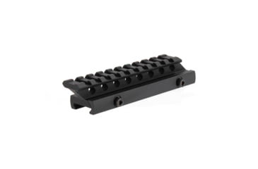 Image of AIM Sports Inc 3/4In High, 5In Lomg Riser Mount, Black, Small, MT012M