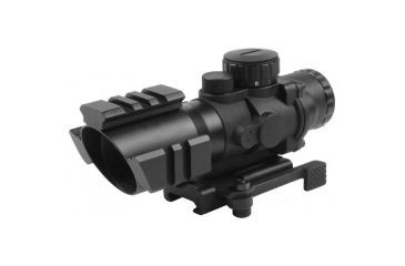 Image of AIM Sports Inc 4X32 Tri-Ill. Scope, Black, Medium, Tri-Rail/Qrm/Arrow JTCTQ432G
