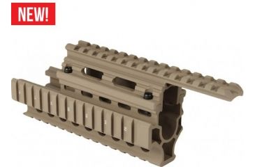 Image of AIM Sports Inc AK/Romanian Tactical Quad Rail Mount/Tan MKF03Q