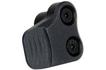 Image of AIM Sports Inc AR-10/AR-15 Oversized AR Mag Release Extension, Anodized Black, 810099630855