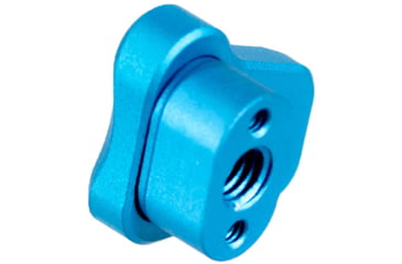 Image of AIM Sports Inc AR-10/AR-15 Oversized AR Mag Release Extension, Anodized Blue, 810099631364