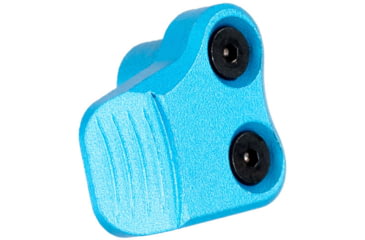 Image of AIM Sports Inc AR-10/AR-15 Oversized AR Mag Release Extension, Anodized Blue, 810099631364