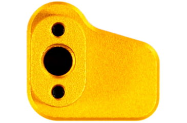 Image of AIM Sports Inc AR-10/AR-15 Oversized AR Mag Release Extension, Anodized Gold, 810099631388
